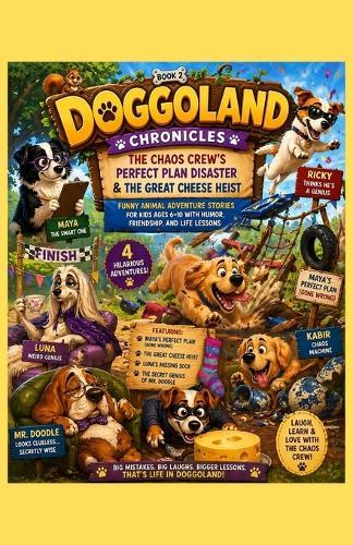Doggoland Chronicles: The Chaos Crew's Perfect Plan Disaster & The Great Cheese Heist: Funny Animal Adventure Stories for Kids Ages 6-10 with Humor, Friendship, and Life Lessons
