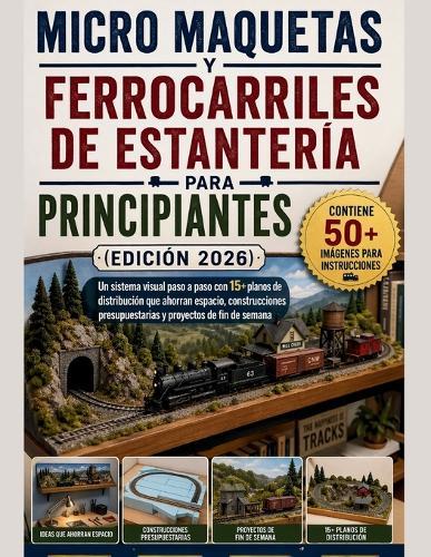 Micro maquetas y ferrocarriles de estantería para principiantes (Edición 2026): Un sistema visual paso a paso con 15+ planos de distribución que ahorran espacio, construcciones presupuestarias y proyectos de fin de semana