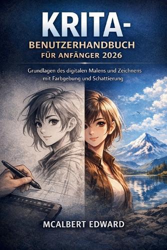 Krita-Benutzerhandbuch Für Anfänger 2026: Grundlagen des digitalen Malens und Zeichnens mit Farbgebung und Schattierung