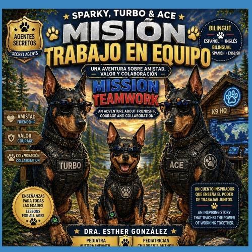 Misión Trabajo en Equipo / Mission Teamwork: Sparky, Turbo y Ace- Agentes Secretos- Una Aventura sobre amistad, valor y colaboración / Sparky, Turbo & Ace- Secrets Agents- An Adventure of friendship, courage and collaboration
