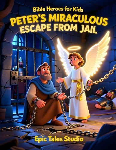 Bible Heroes for Kids: Peter's Miraculous Escape from Jail - Book 17: A Story of Prayer, Faith, and God's Amazing Rescue