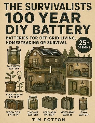 The Survivalists 100 Year DIY Battery: Batteries for Off Grid living, Homesteading or Survival