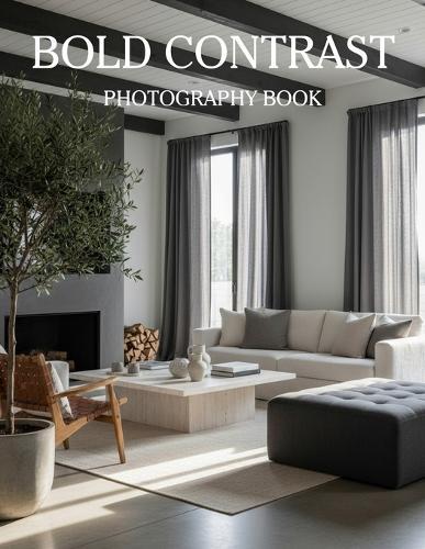 Bold Contrast: Exploring Modern Interiors Through Charcoal Gray and Crisp White Contrast