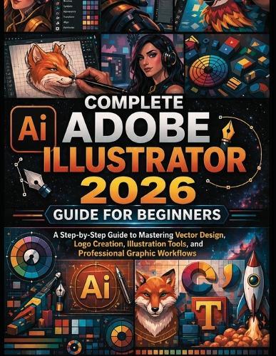 Complete Adobe Illustrator 2026 Guide for Beginners: A Step-by-Step Guide to Mastering Vector Design, Logo Creation, Illustration Tools, and Professional Graphic Workflows
