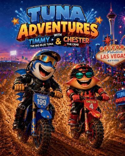 Tuna Adventures with Timmy the Big Blue Tuna and Chester the Crab: Dirtbike Tuna