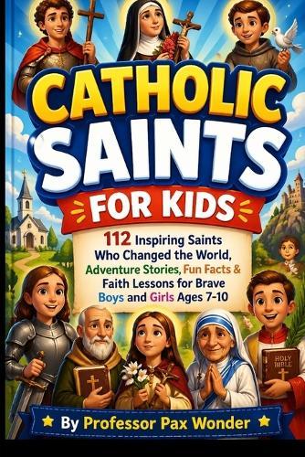 Catholic Saints For Kids: 112 Inspiring Saints Who Changed the World: Adventure Stories, Fun Facts & Faith Lessons for Brave Boys and Girls Ages 7-10