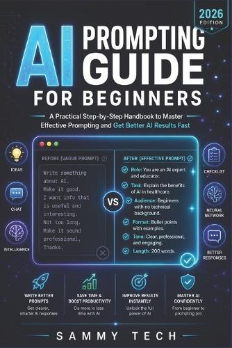 AI Prompting Guide for Beginners: A Practical Step-by-Step Handbook to Master Effective Prompting and Get Better AI Results Fast