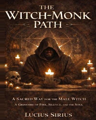 The Witch-Monk Path: A Sacred Way for the Male Witch ✦ A Grimoire of Fire, Silence, and the Soul ✦