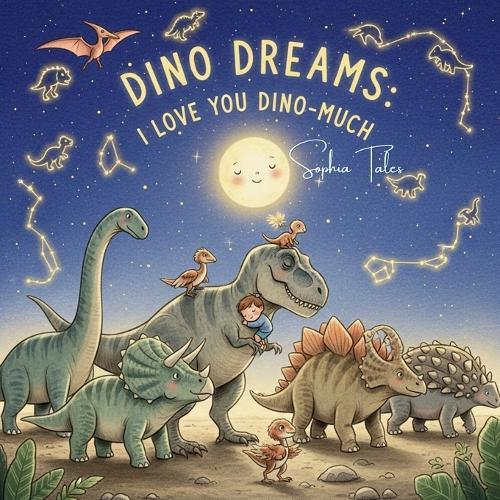 Dino Dreams: I Love You Dino-Much: A Punny Dinosaur Bedtime Book with Fun Facts, Roars, and Snuggles for Kids Ages 2-6