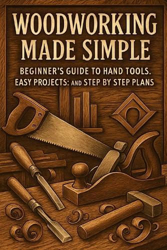 Woodworking Made Simple: Beginner's Guide to Hand Tools, Easy Projects, and Step-by-Step Plans