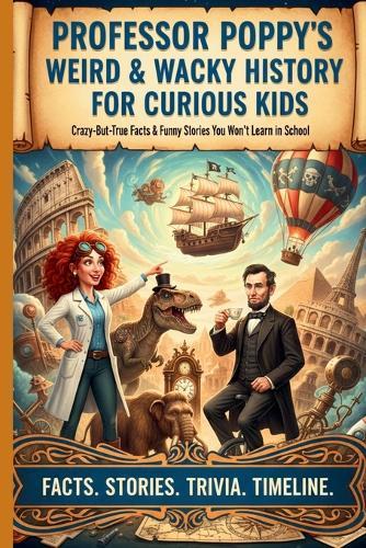 Professor Poppy's Weird & Wacky History for Curious Kids: Crazy-But-True Facts & Funny Stories You Won't Learn in School
