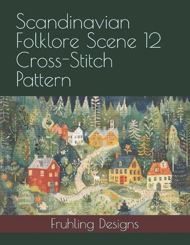 Scandinavian Folklore Scene 12 Cross-Stitch Pattern