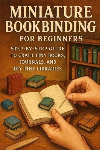 Miniature Bookbinding for Beginners: Step-by-Step Guide to Craft Tiny Books, Journals, and DIY Tiny Libraries