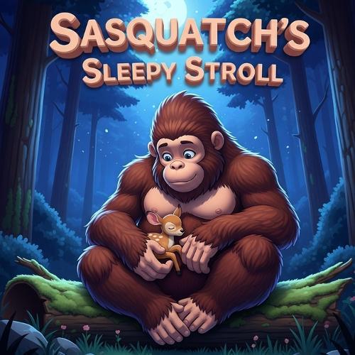 Sasquatch's Sleepy Stroll: A Cozy Rhyming Bedtime Picture Book for 3-5 Year Olds, The Gentle Giant's Nighttime Walk