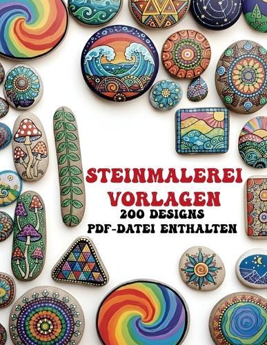 Steinmalerei Vorlagen: 200 Designs, PDF-Datei enthalten, Mandala, Tiere, Totenköpfe und mehr