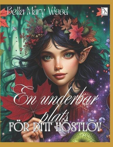 En underbar plats för ditt höstlöv: löv målarbok