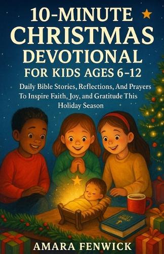10-Minute Christmas Devotional for Kids Ages 6-12: Daily Bible Stories, Reflections, And Prayers To Inspire Faith, Joy, And Gratitude This Holiday Season
