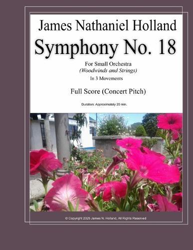 Symphony No. 18: For Small Orchestra (Woodwinds and Strings) Full Score