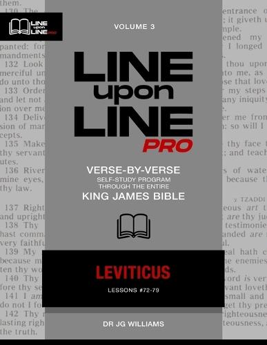 Leviticus: Vol 3 - Line Upon Line PRO Bible Study Series