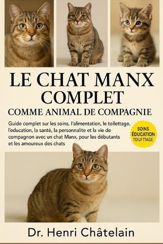 Le Chat Manx Complet Comme Animaux de Compagnie: Guide complet sur les soins, l'alimentation, le toilettage, l'éducation, la santé, la personnalité et la vie de compagnon avec un chat Manx, pour les débutants et les amoureux des chats.