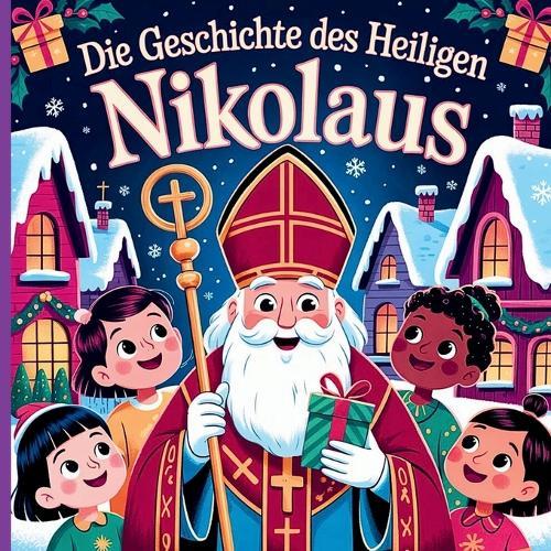 Die Geschichte des heiligen Nikolaus: Ein Kinderbuch über die wahre Geschichte des großzügigen Bischofs, der den Weihnachtsmann, die Weihnachtsbräuche und Taten der Freundlichkeit inspirierte