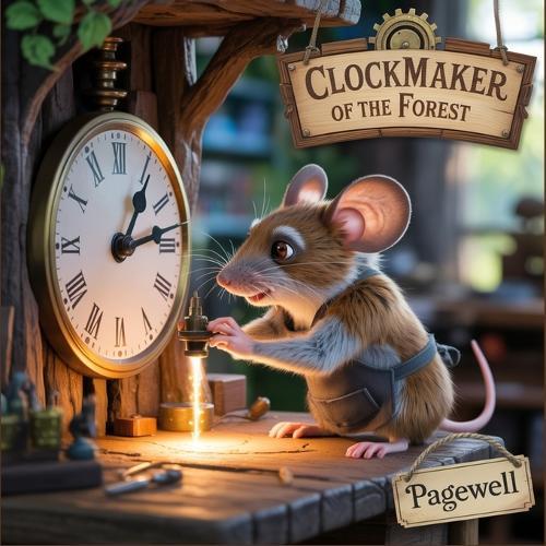 Clockmaker of the Forest Kids Story Book Kids Picture Book: A Magical Woodland Adventure About Teamwork, Time, and the Power of Friendship for Kids Ages 4-8