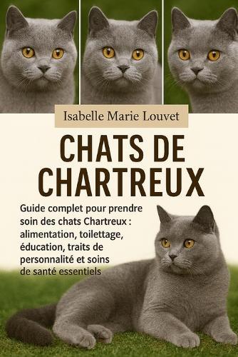 Chats de Chartreux: Guide complet pour prendre soin des chats Chartreux: alimentation, toilettage, éducation, traits de personnalité et soins de santé essentiels