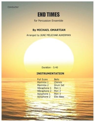 Percussion Ensemble - END TIMES: Sheet Music