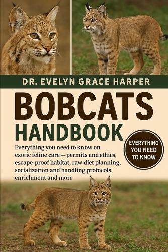 Bobcats Handbook: Everything You Need To Know and Exotic Feline Care - permits and ethics, escape-proof habitat, raw diet planning, socialization and handling protocols, enrichment and more