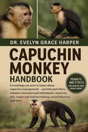 Capuchin Monkey Handbook: Everything You Need to Know About Capuchin Management - permits and ethics, complex enclosure and enrichment, omnivore diet, target and station training, social behavior, and more