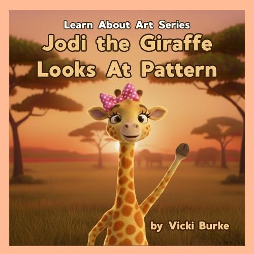 Jodi the Giraffe Looks At Pattern
