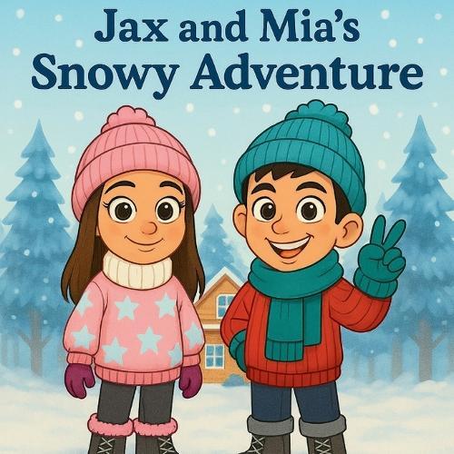 Jax and Mia's Snowy Adventure: A Cozy Winter Story with Games, Giggles, and Snow Day Surprises! Includes memory match cards, silly dice rolls, and kindness ideas to warm hearts.