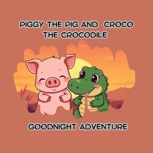 Piggy the Pig and Croco the Crocodile Goodnight Adventure: night time story book for kids animal, story book for kids 2-5, A Sweet Bedtime Story About Friendship, Kindness, and Saying Goodnight.