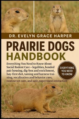 Prairie Dogs Handbook: Everything You Need to Know About Social Rodent Care - legalities, bonded pair housing, dig-box and enrichment, hay-first diet, taming and harness training, vocalization and behavior cues, routine vet care, and safe