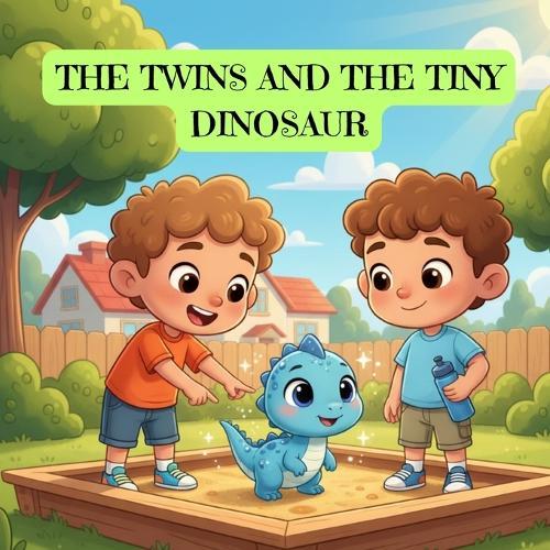 The Twins and the Tiny Dinosaur: An 8.5"" x 8.5"" Illustrated Dinosaur Story for Kids - Paperback Picture Book