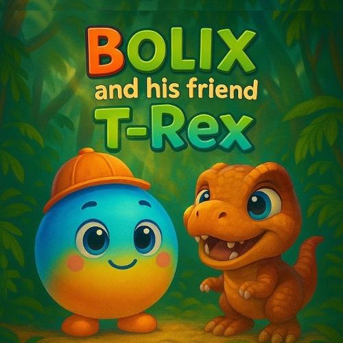 Bolix and his friend T-Rex: A giant T-Rex... transformed into a super cute baby!