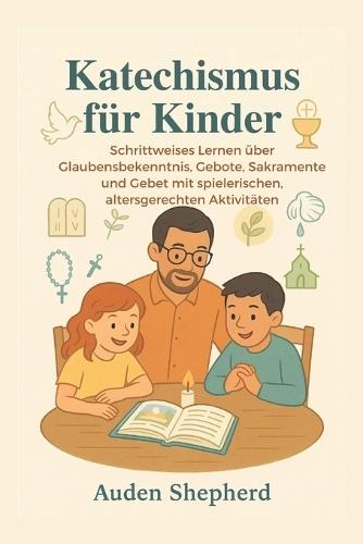 Katechismus für Kinder: Schrittweises Lernen über Glaubensbekenntnis, Gebote, Sakramente und Gebet mit spielerischen, altersgerechten Aktivitäten