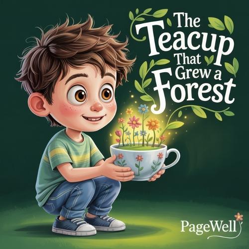 The Teacup That Grew a Forest Kids Story Book Kids Picture Book: A Gentle Story About Caring, Patience, and Growing Magic from Small Beginnings for Kids Ages 3-10