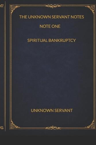 Spiritual Bankruptcy