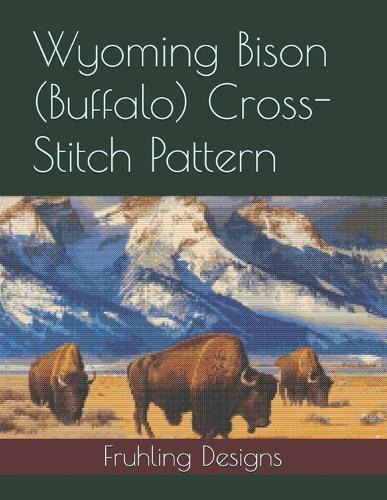 Wyoming Bison (Buffalo) Cross-Stitch Pattern
