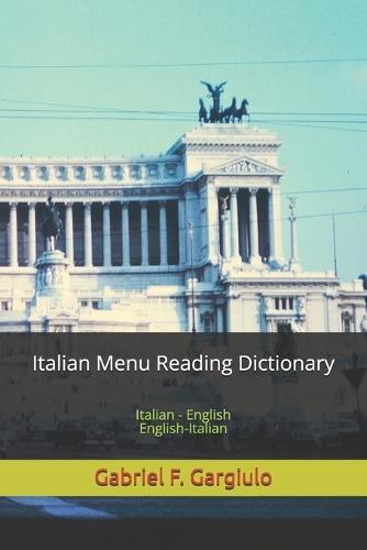 Italian Menu Reading Dictionary