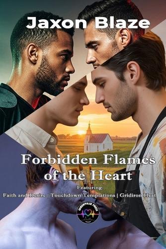 Forbidden Flames of the Heart: A Steamy MM Romance Trilogy of Forbidden Love and Redemption
