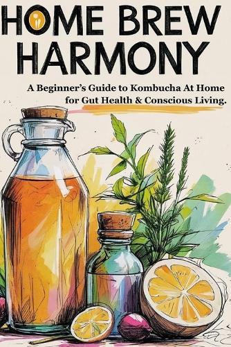 Home Brew Harmony: A Beginner's Guide to Kombucha At Home for Gut Health & Conscious Living.