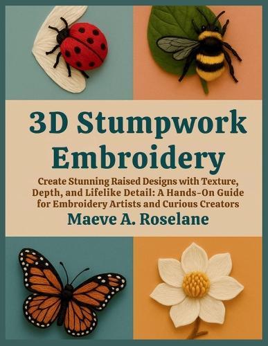 3D Stumpwork Embroidery: Create Stunning Raised Designs with Texture, Depth, and Lifelike Detail: A Hands-On Guide for Embroidery Artists and Curious Creators
