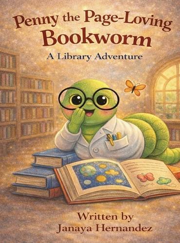 Penny the Page-Loving Bookworm: A Library Adventure