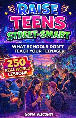 Raise Teens Street-Smart - What Schools Don't Teach Your Teenager: 250 Real World Lessons to Build Confident, Resilient Teens with the Life Skills and Social Intelligence to Handle Anything