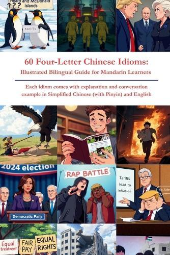 60 Four-Letter Chinese Idioms: Illustrated Bilingual Guide for Mandarin Learners