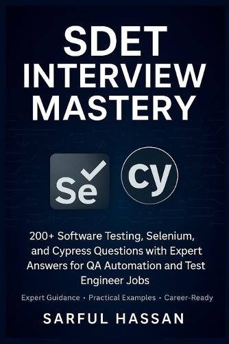 SDET Interview Mastery: 200+ Software Testing, Selenium, and Cypress Questions with Expert Answers for QA Automation and Test Engineer Jobs