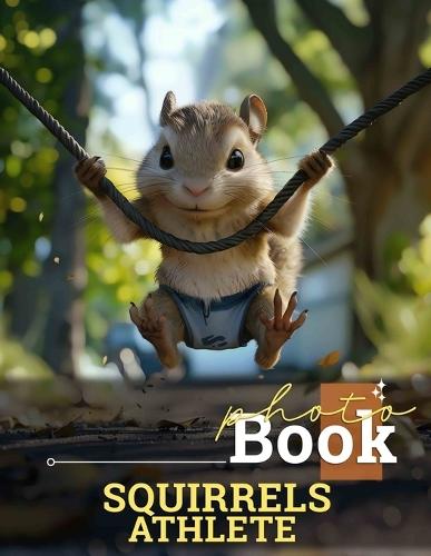 Squirrels Athlete Photo Book: 40 Captivating Images Showcasing Energetic Squirrels in Action for Nature Lovers