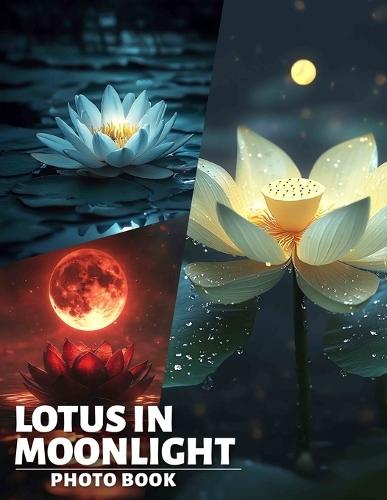 Lotus In Moonlight Photo Book: Enchanting Imagery of Lotus Flowers Illuminated by Soft Moonlight for Serenity